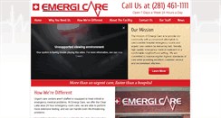 Desktop Screenshot of emergicare.net